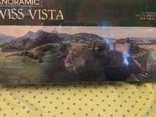 Springbok Panoramic Puzzle Swiss Vista Complete 700+ Pieces 13" x 40" NEW SEALED