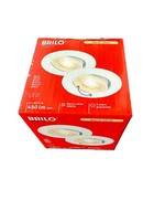 2X Briloner LED Einbauleuchte Weiß 5W 450Lm 3000K Warmweiß Schwenkbar Ø80Mm