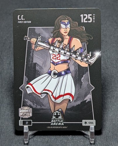 Caitlin Clark C.C. Steel Rookie RC 2024 Bo Jackson Battle Arena Card #27 Fever