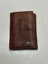 Ryder Reserve Bison Leather Tri Fold Wallet Brown New Without Tags 102 