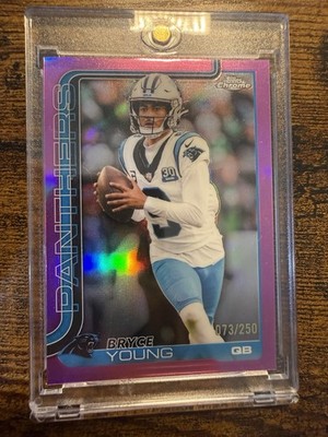 2025 Topps Chrome - Bryce Young #40 Pink Refractor /250