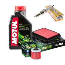 Honda CB125F 2021-2024 Service Kit Oil Air Filter Motul 5100 HF117 HFA1138