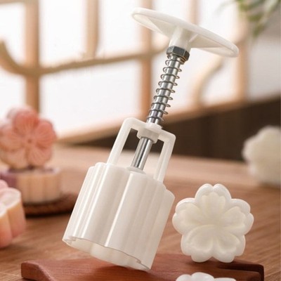 Mondkuchenform Blumenform Plätzchen Stempelform Handgepresst Gebäck Herstellung Werkzeuge
