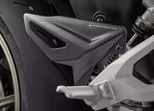Ducati 2018-2024 Panigale V4 /V4S Carbon Fiber Heel Guard Cover Matte - Bild 2 von 10