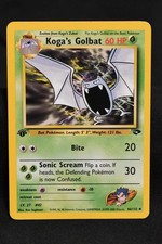 Koga's Golbat 1st Edition 46/132 MP+ Gym Challenge Regular Uncommon Pokémon TCG on eBay