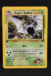 Koga's Golbat 46/132 Gym Challenge 1st Edition