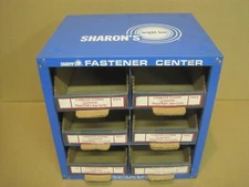 Sharon's Bright Line Fastener Center Store Display Multi-Drawer Hardware Cubby