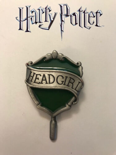 Hogwarts Headgirl Pin, Slytherin House, Universal, Wizarding World, Harry Potter