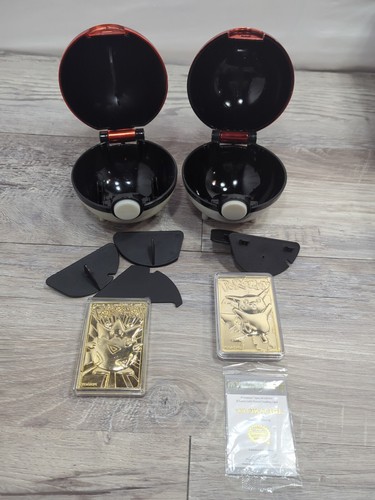 Vintage 1999 Burger King Pokemon 23K Gold Plated Trading Card PIKACHU & Togepi - Picture 1 of 12