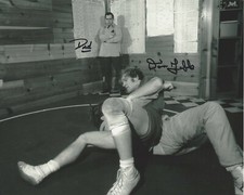 DAN GABLE IOWA WRESTLING COACH SIGNED AUTOGRAPH 8x10 PHOTO C w/COA TEAM USA