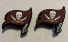 NFL Football Tampa Bay Buccaneer Shoe Charms 2 pieces compatible with with crocs