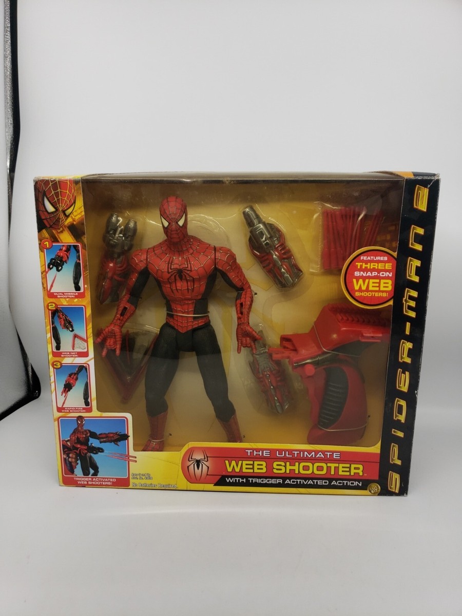 2004 Toy Biz Spiderman 2 The Ultimate Web Shooter With Trigger