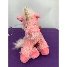 Russ 10" Luky The Pink Sparkle Frosted Unicorn Plush Stuffed Animal