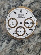Quadrante Seiko Cronografo Vintage Quartz Per Eventuale Progetto/parti