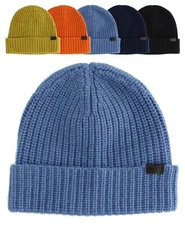 Coach Cashmere Beanie Hat Unisex Solid Rib Knit Cap 83148 MSRP $128