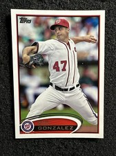 GIO GONZALEZ #519 2012 Topps Baseball QTY Washington Nationals