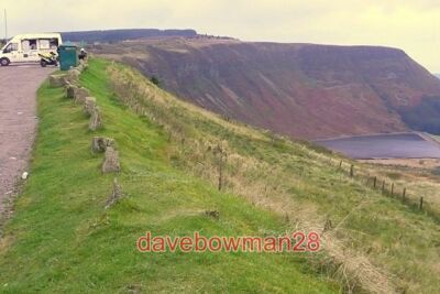 PHOTO  MYNYDD BEILI-GLAS VIEWPOINT THE LAYBY NEAR THE SUMMIT OF THE A4061 OFFERS