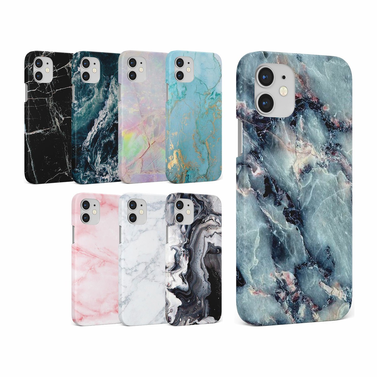 CASE FOR IPHONE 16 15 14 13 12 11 SE PRO MAX HARD PHONE COVER MARBLE  GRANITE