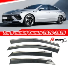 Window Visor Wind Shield Vent Deflector Rain Guard For Hyundai Sonata 2020-2025