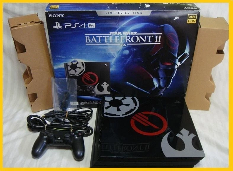 Sony PlayStation 4 PS4 Pro Star Wars Battlefront II Limited Edition Console JP