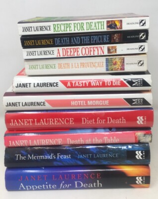 10 x Janet Laurence Darina Lisle Culinary Mysteries Complete Series