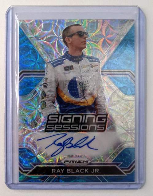 Ray Black Jr Auto /75. 2021 Panini Prizm Racing. NASCAR Autograph