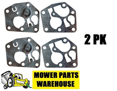 2 CARBURETOR DIAPHRAGM GASKET KITS FITS BRIGGS &amp; STRATTON 495770 795083 ...