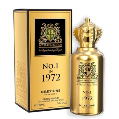 MILESTONE PERFUMES No 1 in 1972 For Men. 3.4oz.EDP.NIB (UAE-Dubai)