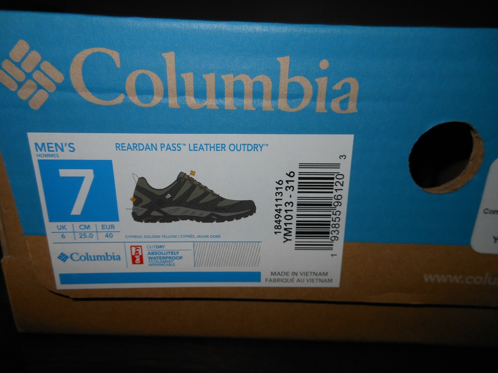 COLUMBIA Reardan Pass Leather Outdry 