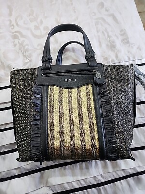 Mimco Paradise Mini Tote bag black gold RRP $249.00 | e…
