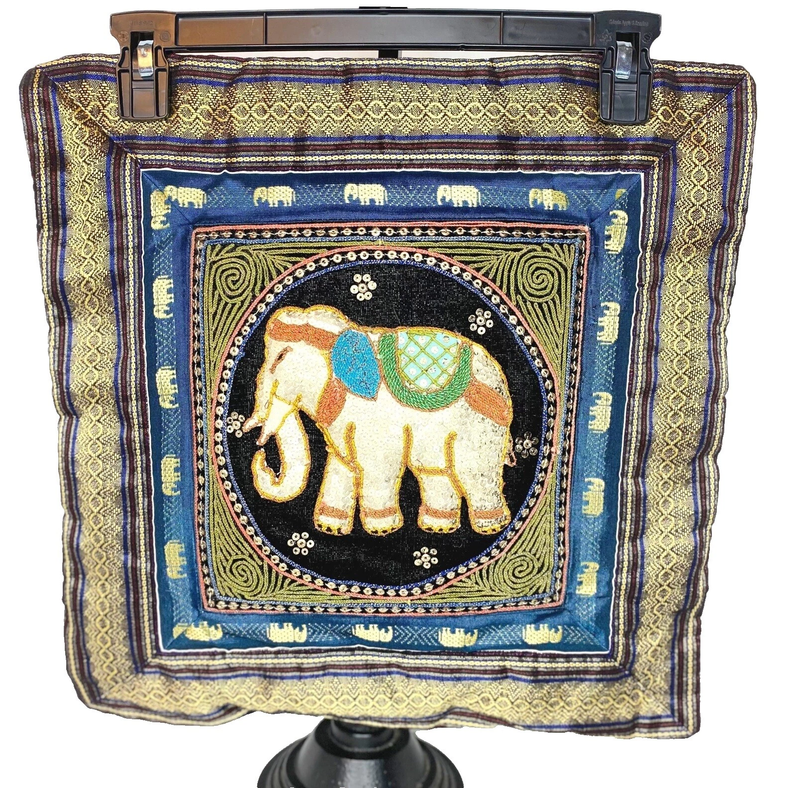 Elephant Living Room Flowers Home Décor Pillows