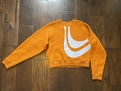 ACNE Studios Bird Appliqué UW14 Sweatshirt Pullover Top Orange Size XS