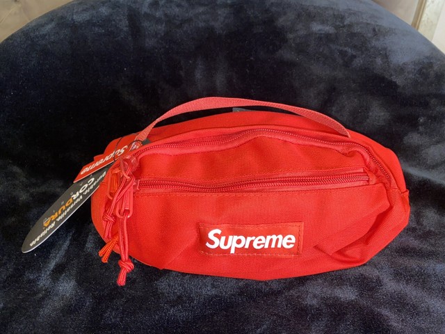 supreme fanny pack ss18 red