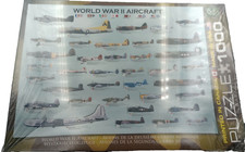 1000 Piece World War II Aircraft puzzle. SEALED