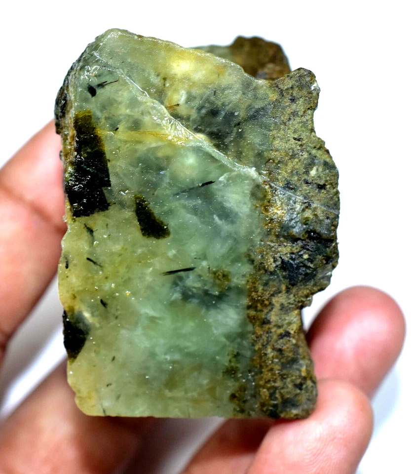 100% Natural Huge Prehnite 758.00 CT Untreated Facet Specimen Rough Africa - Image 2 of 4