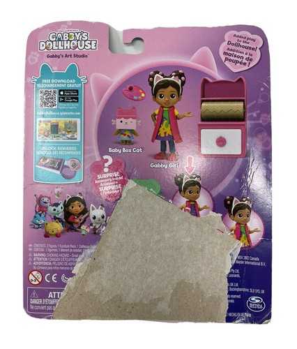 Gabby's Dollhouse, Art Studio Set 2 Toy Figures, 2 Accessories, Furniture Pieces - Picture 4 of 6