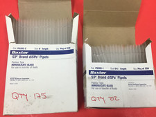 Baxter - Disposable Pipets, Type Borosilicate Glass - Mixed Lot of (387)