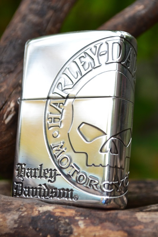 Japanese Zippo Harley Davidson Lighter - Japan - Willie G Skull