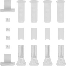 Support de pince pliss�� sans per?age 18 pi��ces auto-adh��sif de remplacement