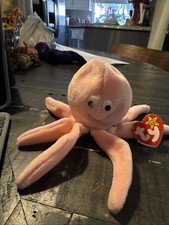 Ty Beanie Baby Inky the Octopus DOB November 20, 1994 MWMT Free Shipping