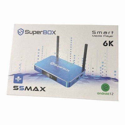SuperBox S5 Max 6K | Android 12 Smart TV Media Player Box