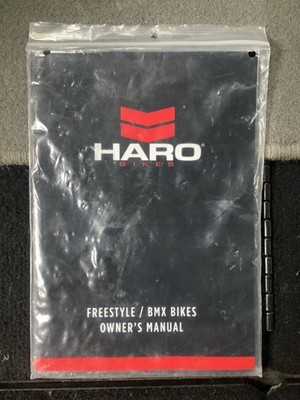 Haro Freestyler/Master Bikes Owner's Manual (Current)
