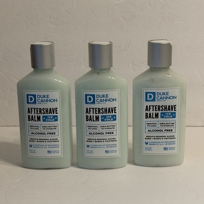 Duke Cannon Supply Co ICE COLD After Shave Balm ( Lot of 3 ) 6fl oz Each USA