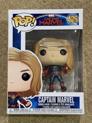 Captain Marvel Funko Pop Wackelkopf #425