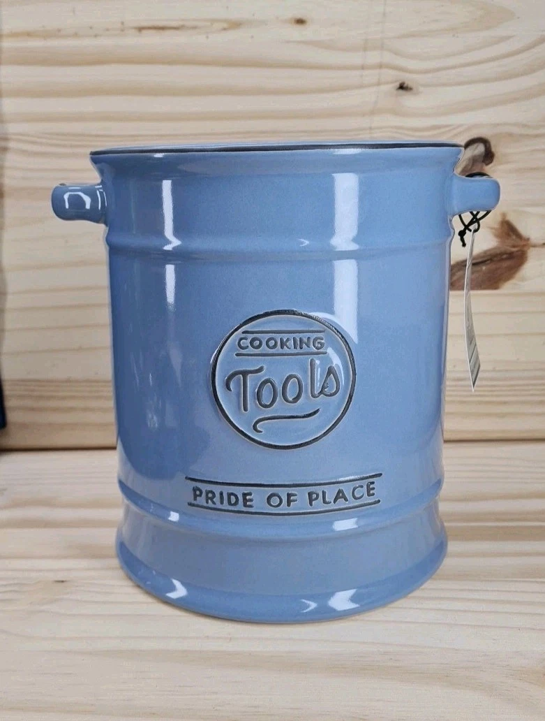 Tg Woodware Cooking Tools Jar In Blue