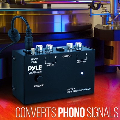 PylePro PP777 Compact Phono Turntable Preamp | eBay