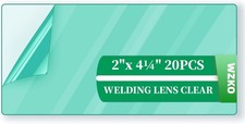 20Pcs of 2" x 4.25" Universal Welding Helmet Hood Replacement Clear Lens...