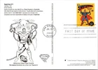 Dr Jim Stamps Fdc Fleetwood 24C Pre Stamped Card Dc Super Heroes Superman 11