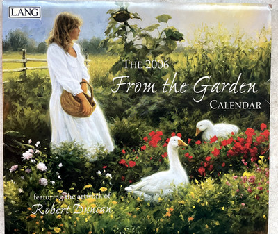 LANG 2006 WALL CALENDAR - FROM THE GARDEN / ROBERT DUNCAN - USABLE AGAIN 2034!