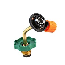 Gas Tank Refill Adapter Gas Tank Bottle Connector Aluminum Alloy Gas Butane